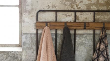 Giro Industrial Coat Stand with Shelf, £205, Cuckooland.com