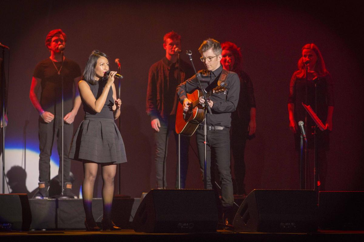 Gareth Malone at the BIC on Saturday, December 5, 2015. Pictures by rockstarimages.co.uk