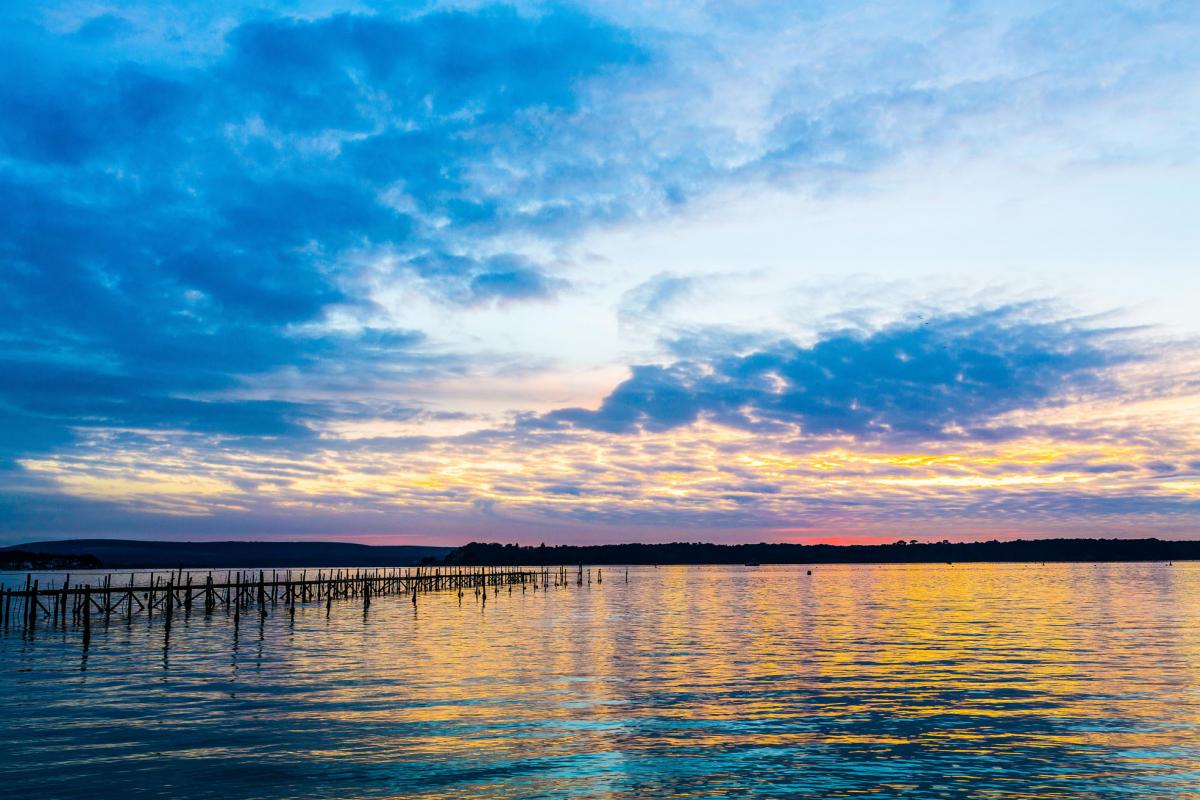 Sunset over Sandbanks  taken by Rehan Zia